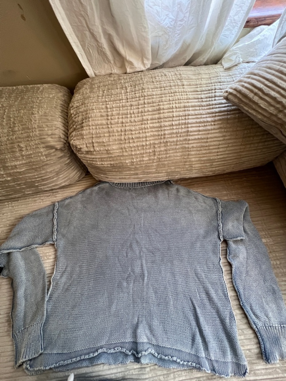 Jolt Light Gray Men’s Crewneck Sweater
